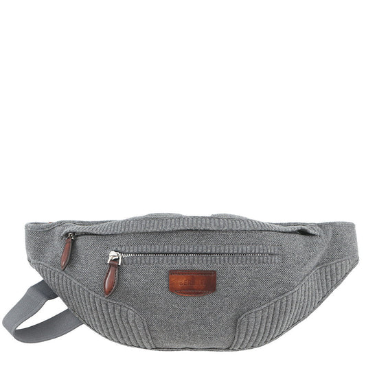 Berluti Shadow Bumbag Gray Cashmere Leather