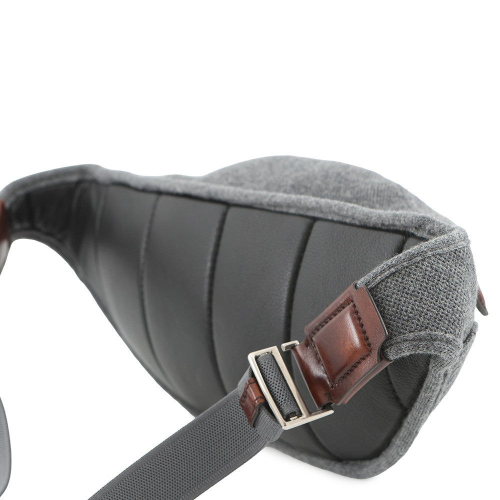 Berluti Shadow Bumbag Gray Cashmere Leather