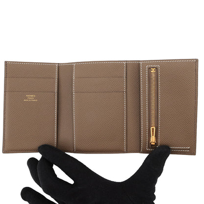 HERMES Bean Combine Verso Etain/Etoupe Epsom