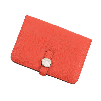 HERMES Dogon compact Capucines Togo Leather