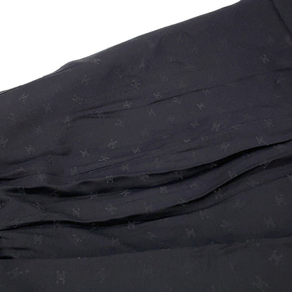CELINE Box Pleated Tweed Skirt Size 38 Black/Beige2J121235G.24BJ Wool 88% Polyester12% Sequins