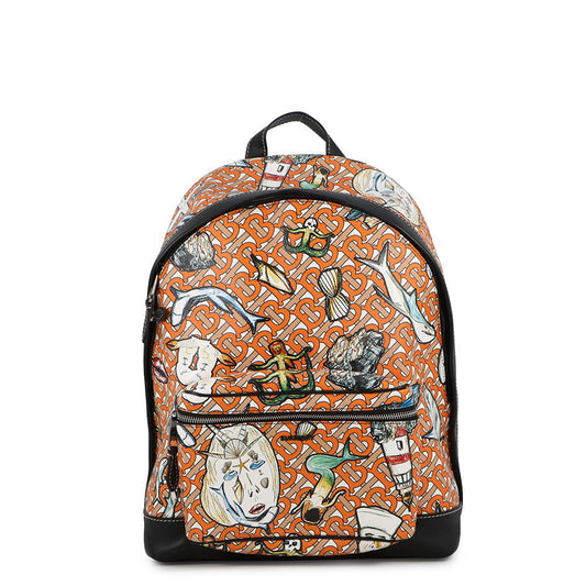 BURBERRY JETT TB Backpack Deep Orange8040237 PVC Leather