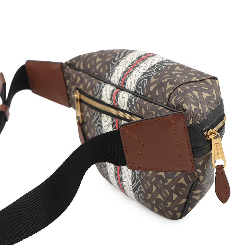 BURBERRY TBCrossbody Bag Brown/Black/White8021483 PVC Leather Size Medium