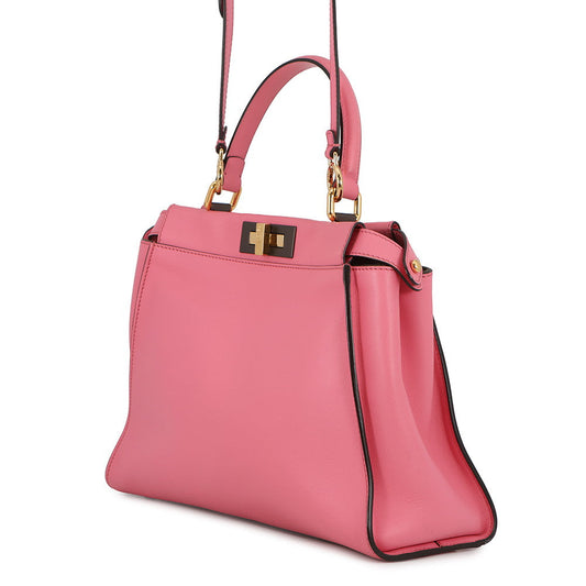 FENDI Peekaboo Pink8BN290 Leather Size regular