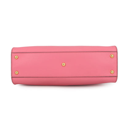 FENDI Peekaboo Pink8BN290 Leather Size regular