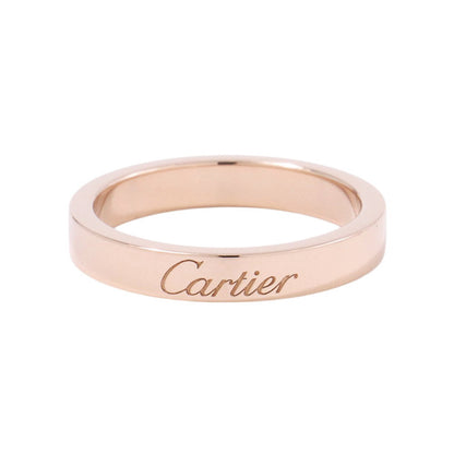 CARTIER C de Cartier Wedding Ring Size 48/#8B4087248/B4087200 18K Pink Gold