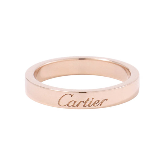 CARTIER C de Cartier Wedding Ring Size 48/#8B4087248/B4087200 18K Pink Gold