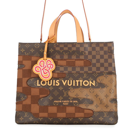 LOUIS VUITTON Shopper Tote NIGO Collaboration BrownM15274 Monogram・Landscape Size MM