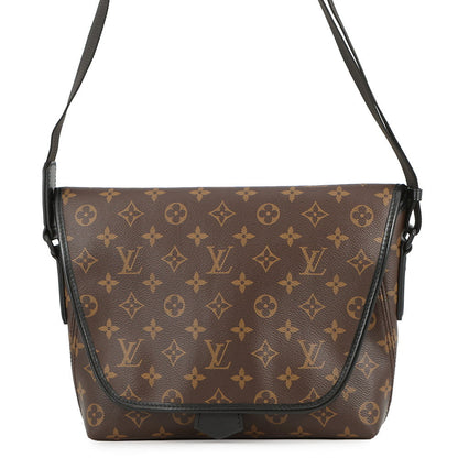 LOUIS VUITTON Magnetic messenger NoirM45557 Monogram Macassar Canvas