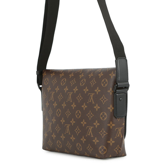 LOUIS VUITTON Magnetic messenger NoirM45557 Monogram Macassar Canvas