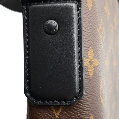 LOUIS VUITTON Magnetic messenger NoirM45557 Monogram Macassar Canvas