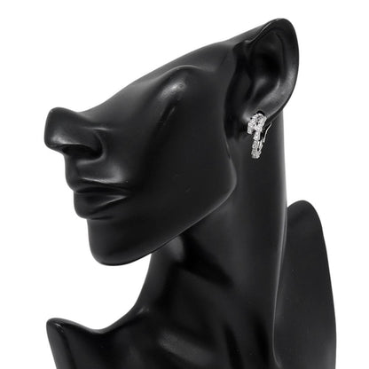 BVLGARI Serpenti Viper Earrings 18K White Gold