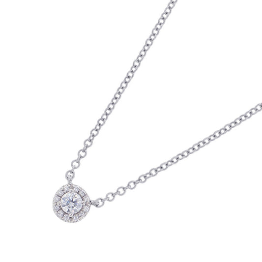 TIFFANY&Co. Solest Diamond Necklace60572844 Pt950
