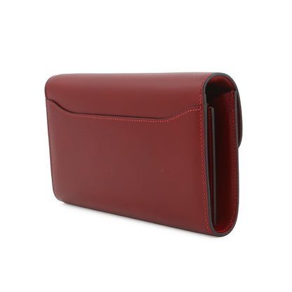 HERMES Constance to Go Rouge H Box Calf Leather