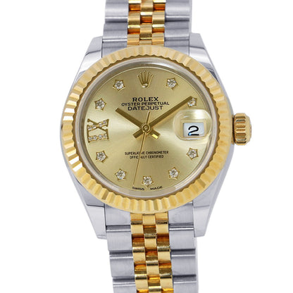 ROLEX Lady-Datejust W28mm Stainless Steel K18YG Champagne Dial279173G