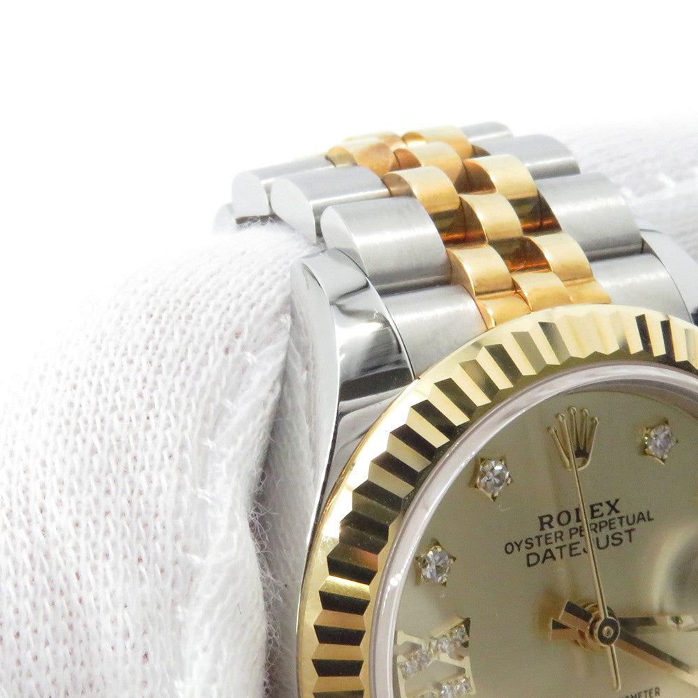ROLEX Lady-Datejust W28mm Stainless Steel K18YG Champagne Dial279173G