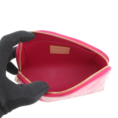 LOUIS VUITTON Pochette Cosmetic Indian roseM90045 Monogram Vernis Leather Ikat Flower