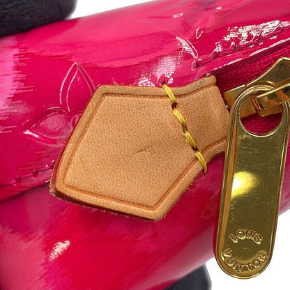 LOUIS VUITTON Pochette Cosmetic Indian roseM90045 Monogram Vernis Leather Ikat Flower