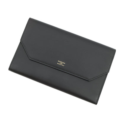 BALENCIAGA Envelope Slim Long Wallet Black7432202AABY1061 Calf Leather