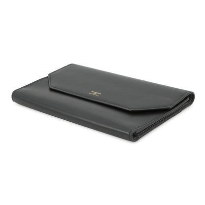 BALENCIAGA Envelope Slim Long Wallet Black7432202AABY1061 Calf Leather