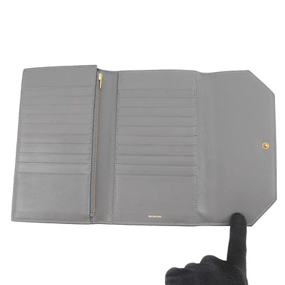 BALENCIAGA Envelope Slim Long Wallet Black7432202AABY1061 Calf Leather
