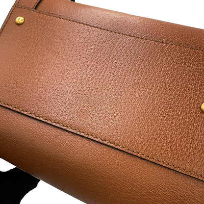 GUCCI Diana Bamboo Tote Bag Brown703218 Leather