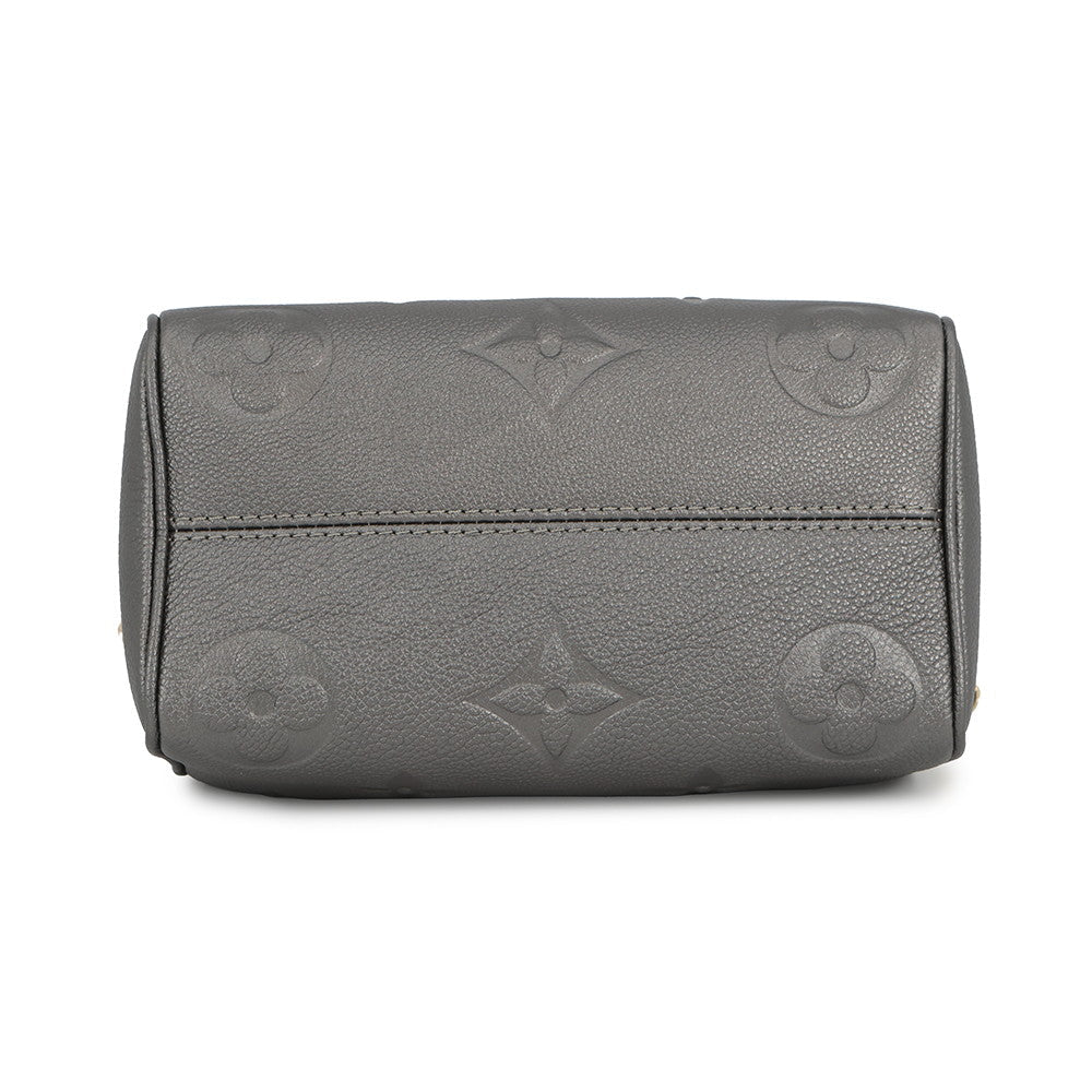 LOUIS VUITTON Speedy Bandouliere GunmetalM12013 Monogram Empreinte Leather Size 20