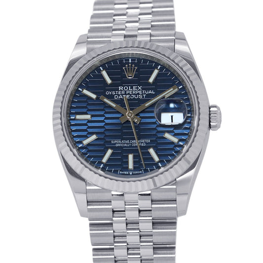 ROLEX Datejust36 W36mm Stainless Steel K18WG Blue fluted Dial126234