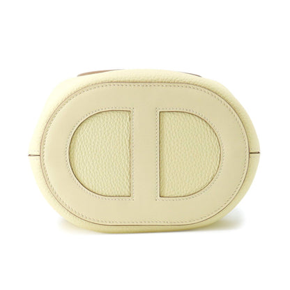 HERMES in-the-loop Tote Bag Jaune Milton Taurillon Clemence Swift Leather Size 18