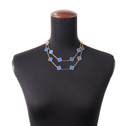 Van Cleef & Arpels Vintage Alhambra Necklace 20 motifsVCARP7RN00 18K Yellow Gold