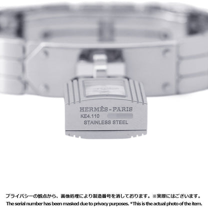 HERMES Kelly watch W16mm Stainless Steel Sparkling White Lacquer DialKE4.110