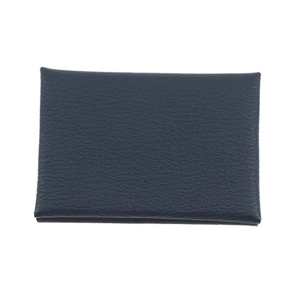 HERMES Calvi Duo Blue Indigo Chevre Myzore Goatskin