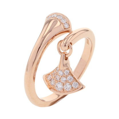 BVLGARI Diva Dream Diamond Ring Size Approximately No. 12351032 18K Pink Gold