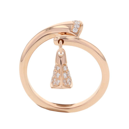 BVLGARI Diva Dream Diamond Ring Size Approximately No. 12351032 18K Pink Gold