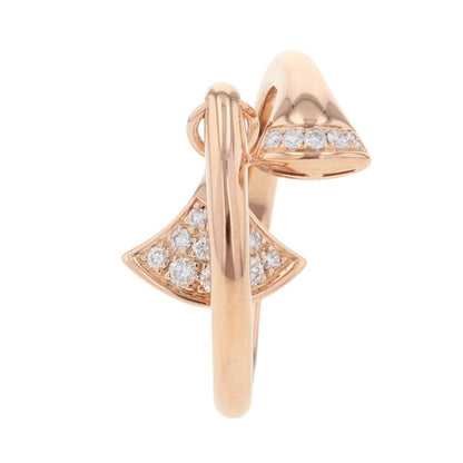 BVLGARI Diva Dream Diamond Ring Size Approximately No. 12351032 18K Pink Gold