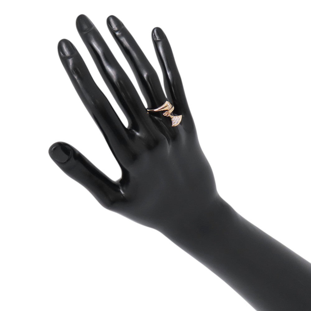BVLGARI Diva Dream Diamond Ring Size Approximately No. 12351032 18K Pink Gold
