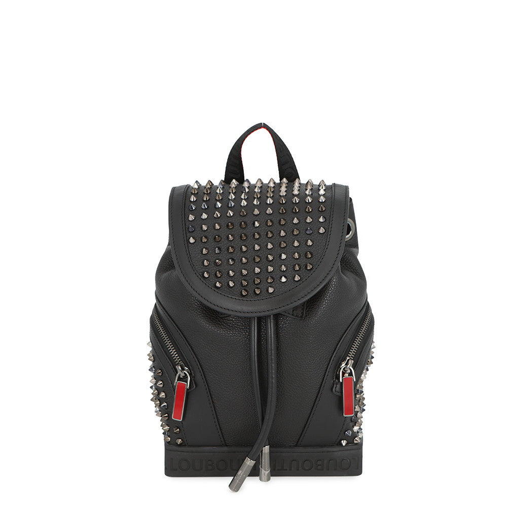 Christian Louboutin Explorer Funk Studded Backpack Black3215038 Leather Size Small