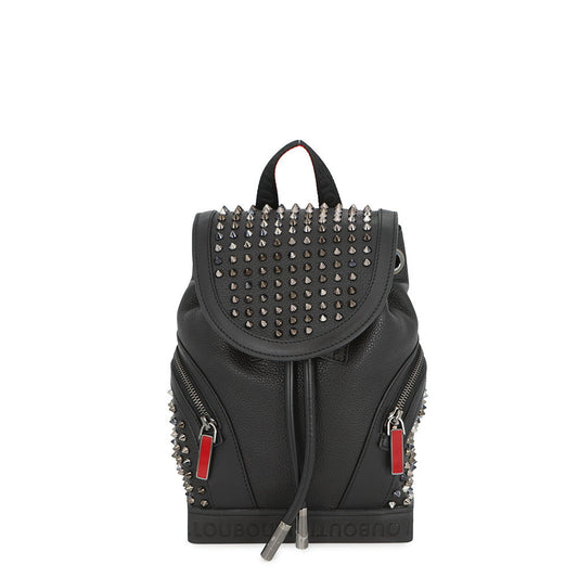 Christian Louboutin Explorer Funk Studded Backpack Black3215038 Leather Size Small
