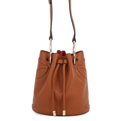 Christian Louboutin BY MY SIDE bucket bag Brown3235080C131 Leather