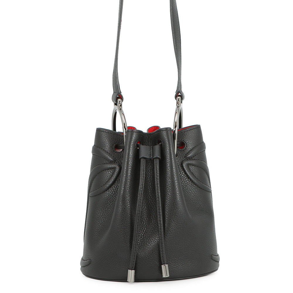 Christian Louboutin BY MY SIDE bucket bag Black3235080CM53 Leather