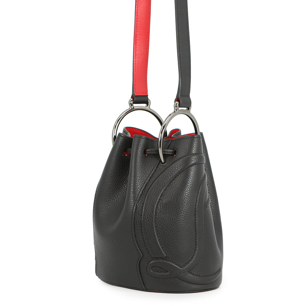 Christian Louboutin BY MY SIDE bucket bag Black3235080CM53 Leather
