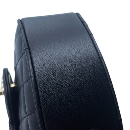 CHANEL Heart Shape ChainShoulder BlackAS3191 Lambskin