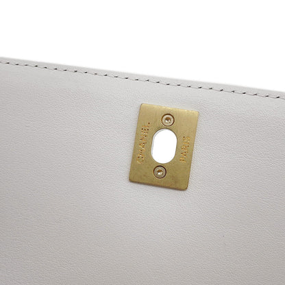 CHANEL Coco Handle 2WAYHandbag WhiteAS2215 Lambskin Size XXS