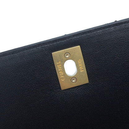 CHANEL Coco Handle 2WAYHandbag BlackAS2215 Lambskin Size XXS