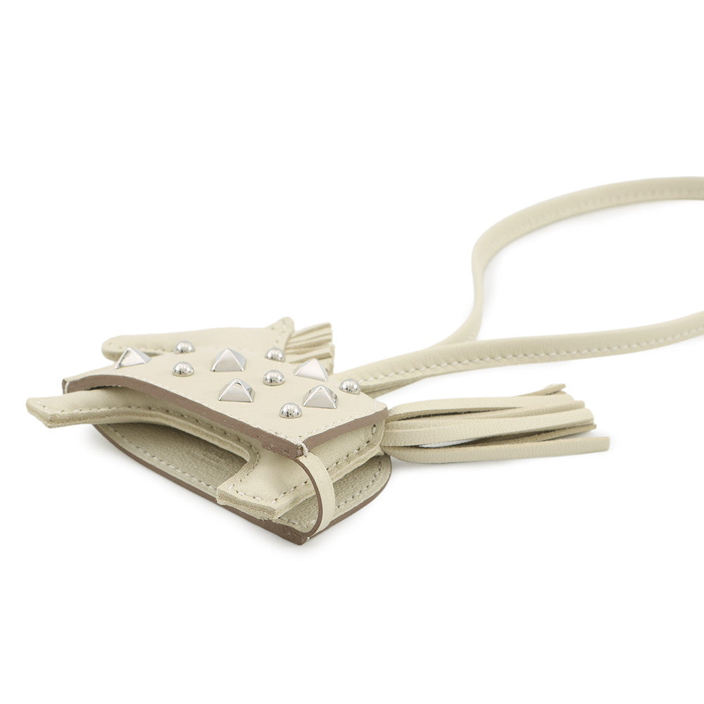 HERMES Rodeo Rodeo Rock Craie Lambskin Swift Leather Size PM
