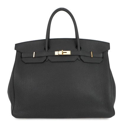 HERMES Birkin Black Togo Leather Size 40