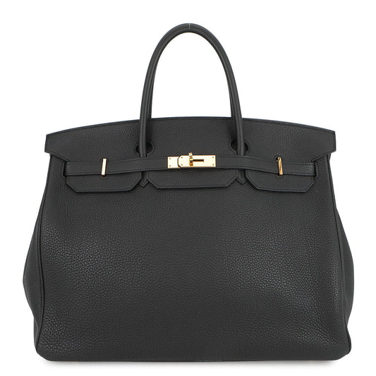 HERMES Birkin Black Togo Leather Size 40