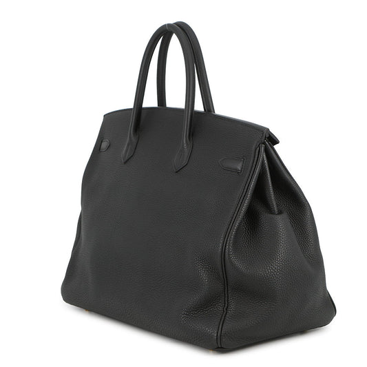 HERMES Birkin Black Togo Leather Size 40