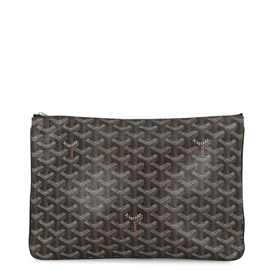 GOYARD Senna Black/TanSENAT2MMLTY01CL01P PVC Leather Size MM