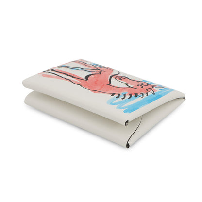 HERMES Calvi Duo Springhorse Blanc Swift Leather